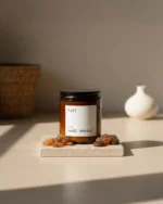 No.03 – Kehribar | Amber Kokulu Doğal Soya Mumu - Görsel 2